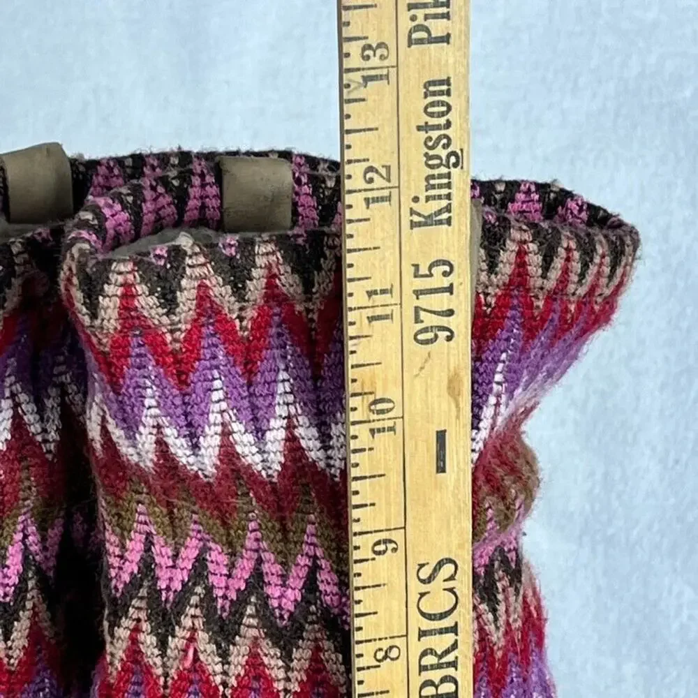 Keen Auburn Boots Shoes Kids Girl 4 Knit Navajo Suede Wool Pull On Tall Winter